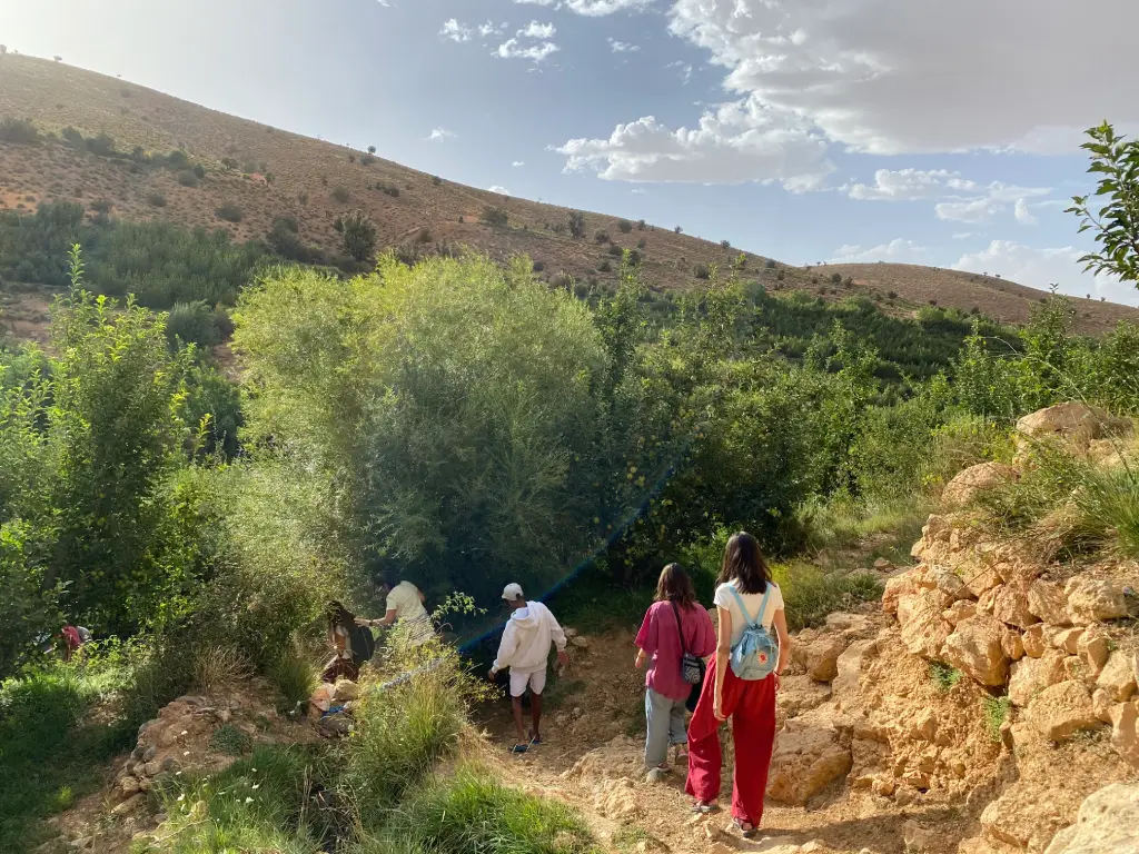 Aldea bereber de Tazouka en el sur de Marruecos - destino del viaje solidario